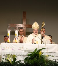 Kardinal Bozanić u Jelkovcu predvodio slavlje 25. obljetnice Papina pohoda